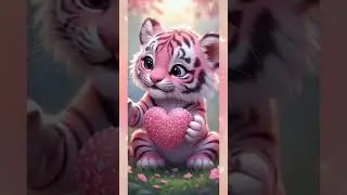 Cute tiger! Милый тигр! #cute #tiger #funny singing #song #christmas #new #live #love