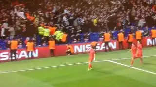 David Luiz bullet header goal vs Chelsea 2015 champions league