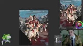 DIGITAL ART STREAM. Time to get back to it. Daily art streams day 72