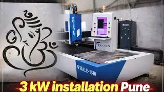 🔥&ldquo;3 kW Laser Cutting Machine Installation in Pune | Ganpati Cutting & First Opening&rdquo;🙏🏻