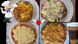 Air Fryer Magic! Cheesy Pizza 2 Ways | Quick & Tasty #AirFryerPizza#CheesyPizza #QuickSnacks#manipur