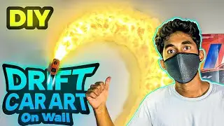 Diecast Drift Car Room Wall Decoration 💡| WALL ART | DIY