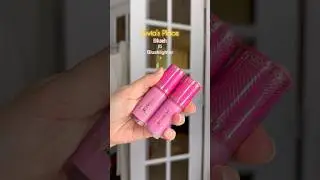Comparing #JuviasPlace original liquid blush to new blushlighter blush #swatches #comparison #shorts