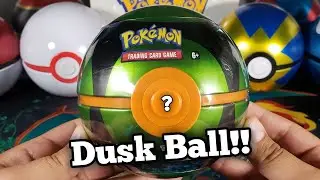 Pokemon Dusk Ball Tin Opening!! (Pokeball Tin!)