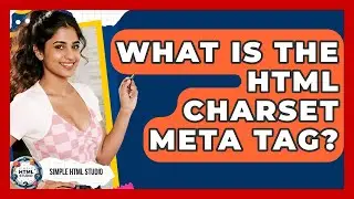 What Is The HTML Charset Meta Tag? - Simple HTML Studio
