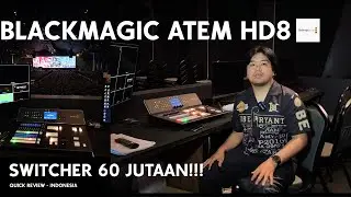 REVIEW BLACKMAGIC ATEM TELEVISION STUDIO HD8 🔥 | MIXER SWITCHER 60 JUTAAN!!!