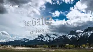 Four seasons of Canadian Rocky mountains