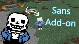 Sans Add-on minecraft bedrock edition