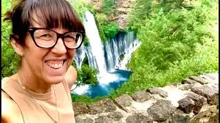 Is this the most BEAUTIFUL VIEW in California? Roadtrip to BURNEY FALLS & to reclaim some happiness