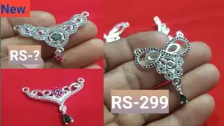 SILVER MANGALSUTRA DESIGN WITH WIGHT AND PRICE 2025 // letest silver jewellery design 2025