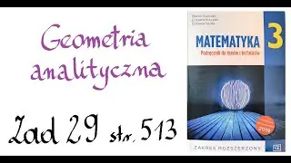 Wyznacz miarę kąta ostrego, jaki tworzą proste k oraz l. Zad 29 str.513