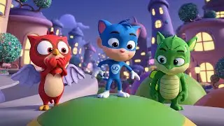 PJ Masks Tiny Catboy Missed His Night Jump | Nursery Rhymes for Kids & Baby Songs