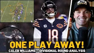 HEARTBREAK Caleb Williams Was ONE PLAY AWAY From NFC Championship Game | Divisional Round Analysis