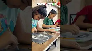 Art Tools ❌ Talent ✅ #shorts #sketching #artistshikhasharma