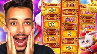 INCR&Iacute;VEL!! ALL WIN PEGANDO O MELHOR BONUS DO FORTUNE RABBIT!
