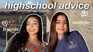 high school advice that you NEED to know! *from SENIORS* (college decisions, friends + more!)
