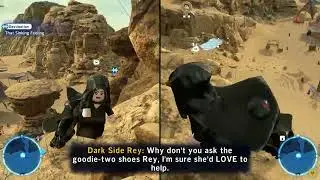 Unique Kylo Ren and Dark Rey interaction (Lego Star Wars  The Skywalker Saga)