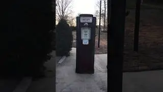 80 Year Old Vintage Gas Pump Restored to Working Order video 3 Beginning