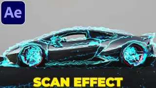 Sweeping Glowing Edges Effect Tutorial in After Effects | Scan Effect Tutorial