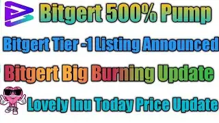 Bitgert Tier-1 Listing Announce / Bitgert New Listing / Bitgert monthly Burn / Lovely Inu Big Update