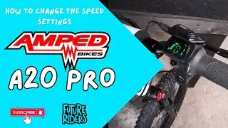 How to change the speed setting on the Amped A20 Pro