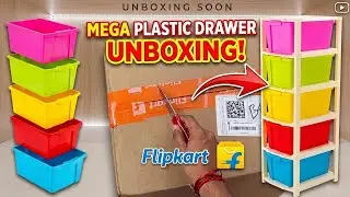 Plastic Modurar Drawers Unboxing and Review ll Organiser Storage Box Plastic 5 layer  ll