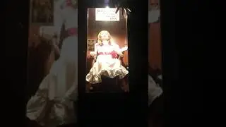 Annabelle Doll All Set Up In Display With Rocking Chair & Decals Updated Video!!!