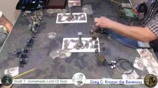 Mk3 Goreshade Lord of Ruin vs Kromac The Ravenous