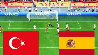 TURKEY vs SPAIN 2-3 UEFA EURO 2024 Match Highlights FC 24
