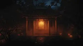 Lanterns of the Forgotten Shrine – 3 Hour Cinematic Eastern Night Ambient | Dust of Empires Music