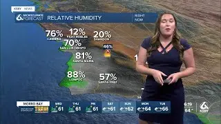 Temps will finally fall as a low-pressure trough heads our way
