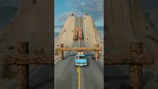 Cars vs Epic Logs Trap Crash &ndash; Epic Destruction! #beamng