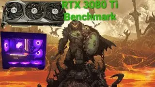Doom The Dark Ages RTX 3080 Ti 1440P Ultra Nightmare Settings Benchmark (Native & DLSS Quality)