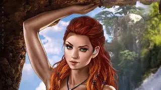 Horizon Forbidden west burning shores kiss scene