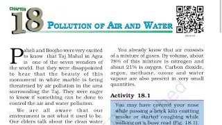 Class-8 Science Chapter-18 |Pollution of air and water|