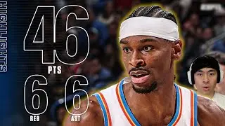 SGA Drops 46 as Thunder Survive OT &mdash; Clutch Midrange Sends It to Overtime