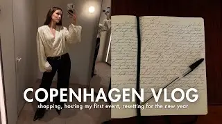 COS Shopping, hosting my first event & vision board inspiration for 2026 | Copenhagen Vlog