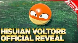 NEW HISUIAN VOLTORB REVEAL! Official Pok&eacute;mon Legends Arceus Gameplay Trailer and New BATTLE THEME!