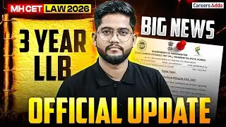 MH CET Law 2026 3 Year LLB | Registration Date Extended? Official Update | Big News 😲