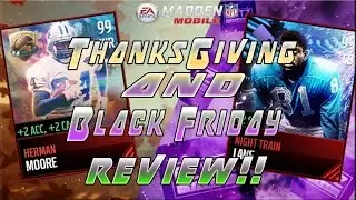 Madden Mobile 17 ThanksGiving & Black Friday REVIEW!!