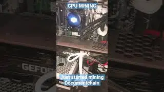 Just started mining Documentchain! #cpumining