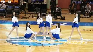 [직캠] 150218 프로농구 축하공연 - 여자친구 ( 하얀 마음 ) 4K