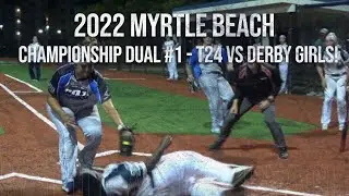 Сокращенно - Team 24 против Smashit/Derby Girls - двойной первый номер чемпионата Myrtle Beach Ma...
