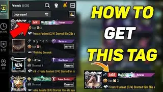 🤩Bgmi New Title | How To Get Name Tag In Bgmi | How To Get Red Tag In Bgmi | Nickname Effect in Bgmi