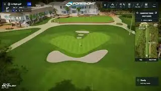 in flight golf Harbour Town [FSX Play] course & practice facilities fly-over