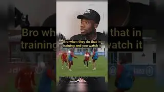 Alphonso Davies on Thiago Alcantara in Training
