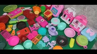 Satisfying with unboxing #colr full miniature barbie makeup video #asmr 