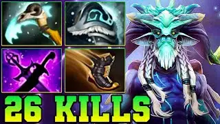 26 Kills Leshrac Dota 2 Mid Lane  - Best Pro Gameplay Carry Support Build Guide Offlane 7.39