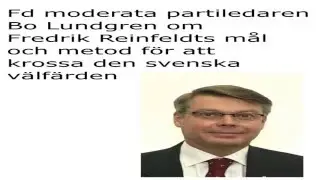 Reinfeldts planerade f&ouml;rst&ouml;relse av v&auml;lf&auml;rden