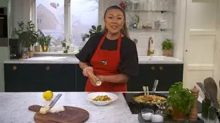 Kökets middag: Italiensk räkpasta med chili och vitlök - Köket